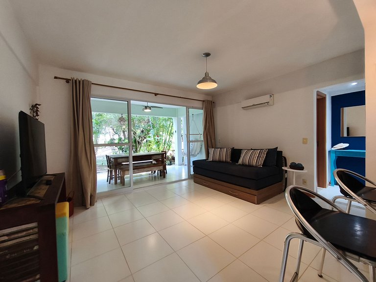 Reserva Imbassaí Apartamento 1 quarto térreo área de churras