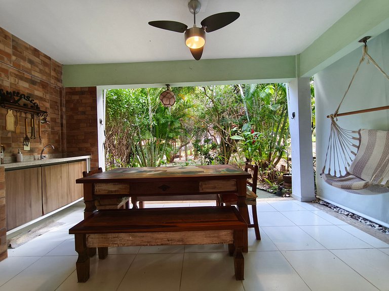 Reserva Imbassaí 1 bedroom ground floor apartment with barbe