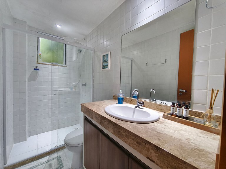 Reserva Imbassaí 1 bedroom ground floor apartment with barbe