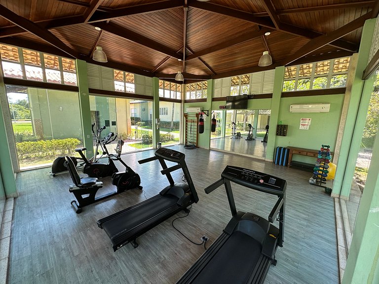 Reserva Imbassaí 1 bedroom ground floor apartment with barbe